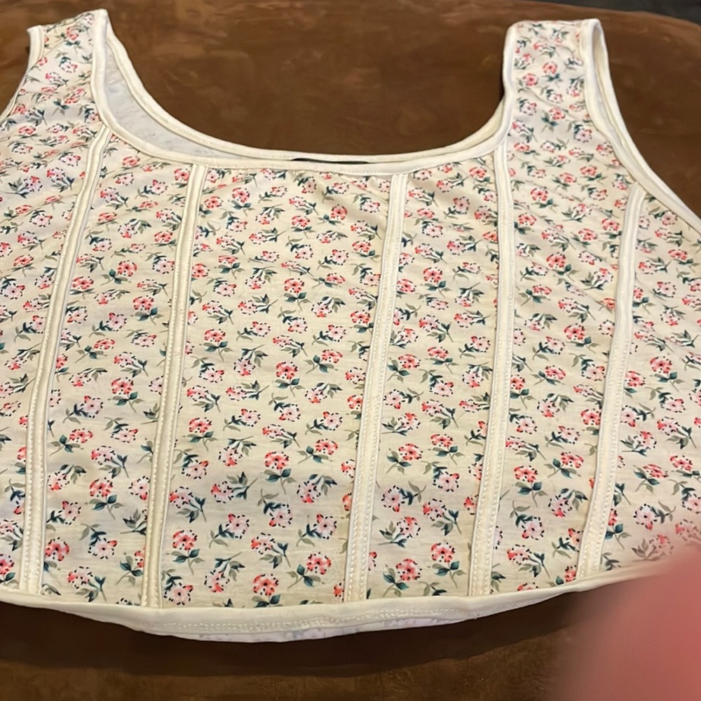 Shein Curve 4X, corset-crop top